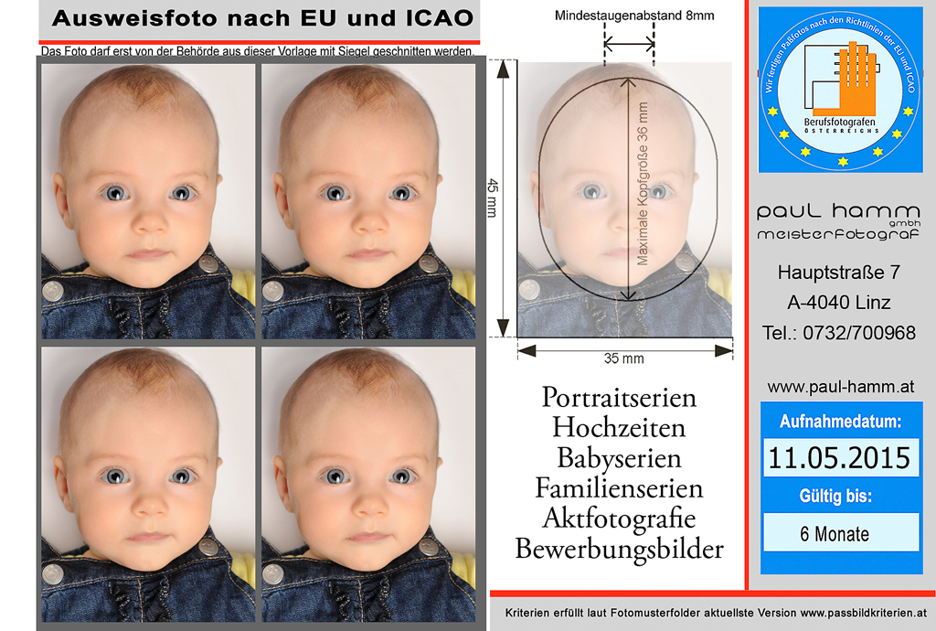Beispiel Babypassbilder